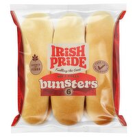 Irish Pride 6 Soft Rolls Bunsters 420g