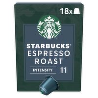 STARBUCKS Espresso Roast by NESPRESSO Coffee Pods, Dark Roast, 99g box of 18