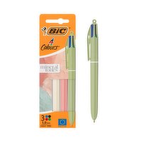 BIC 4 Colours Mineral Ball Pens x2