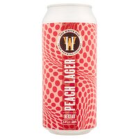 The White Hag Irish Brewing Company Nektar Peach Lager 440ml
