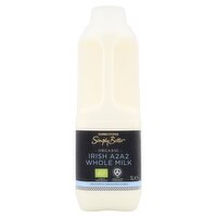 Dunnes Stores Simply Better Organic Irish A2A2 Whole Milk 1L