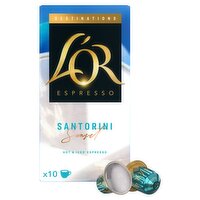 L'OR Espresso Destinations Santorini Coffee Pods x10 Intensity 7