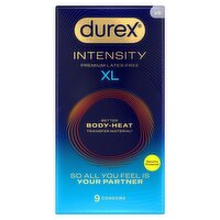 Durex 9 Intensity XL Condoms