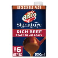 Bisto Signature Rich Beef Ready to Use Gravy 500ml