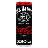 Jack Daniel's with Coca-Cola Zero 330ml