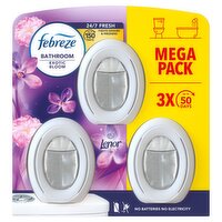 Febreze Bathroom Continuous Air Freshener Exotic Bloom 2Ct