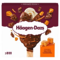 Häagen-Dazs Chunky Salted Caramel Ice Cream Bars 204g
