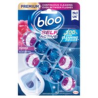 Bloo Self Active Flower Toilet Rim Block 2 x 50g