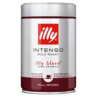 illy Ground Coffee, Espresso, Intenso Roast 250g