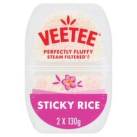 Veetee Steam Sticky Rice 2 x 130g (260g)