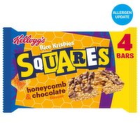 Kellogg's Rice Krispies Squares Honeycomb & Chocolate Snack Bars 4 x 36g