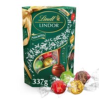 Lindt Lindor Assorted Chocolate Truffles Festive Edition  337g