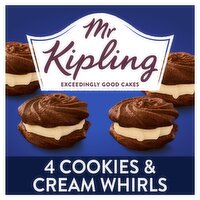Mr Kipling Cookies & Cream Viennese Whirls Cakes 4 Pack