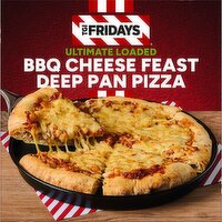 TGI Fridays Ultimate Loaded BBQ Cheese Feast Deep Pan Pizza 420g