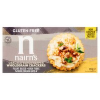 Nairn's Cracked Black Pepper Wholegrain Crackers 137g