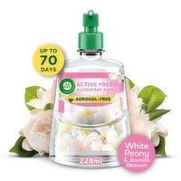 Air Wick Active Fresh Refill, White Peony & Jasmine Blossom Air Freshener, 228ml