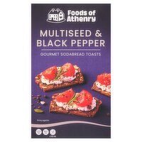 Foods of Athenry Multiseed & Black Pepper Gourmet Sodabread Toasts 100g