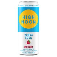 High Noon Vodka Soda Raspberry 330ml