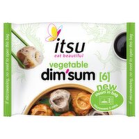   itsu 6 vegetable dim sum 168g