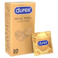 Durex 10 Real Feel Latex Free Condoms