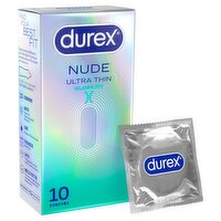 Durex 10 Nude Ultra Thin Close Fit Condoms