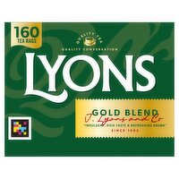 Lyons 160 Gold Blend Biodegradable Tea Bags 500g