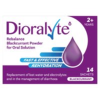 Dioralyte 14 Blackcurrant Rebalance Powder for Oral Solution Sachet 2+ Years