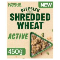 Nestlé Shredded Wheat Bitesize Active Pumpkin Seeds & Nuts Breakfast Cereal 450g