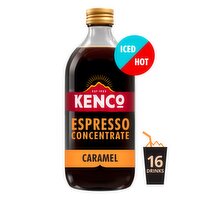 Kenco Espresso Coffee Concentrate Caramel Iced or Hot 485ml