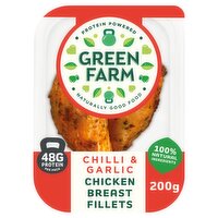 Green Farm Chilli & Garlic Chicken Breast Fillets 200g