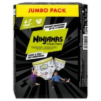 Pampers Ninjamas Pyjama Pants Unisex Spaceships, 4 - 7 Years, 16 Pyjama Pants