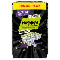 Pampers Ninjamas Pyjama Pants Unisex Spaceships, 8 - 12 Years, 14 Pyjama Pants