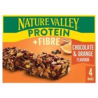 Nature Valley Protein + Fibre Chocolate & Orange Flavour 4 x 36 g