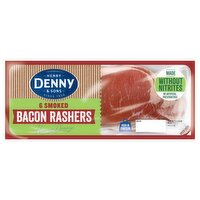 Henry Denny & Sons 6 Smoked Bacon Rashers Made Without Nitrites 200g
