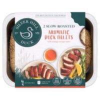 Silver Hill Duck 2 Slow Roasted Aromatic Duck Fillets with a Tangy Orange Sauce 310g