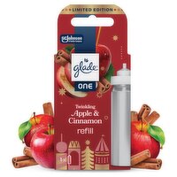 Glade ONE Festive Universal Capsule Refill Pack, Twinkling Apple & Cinnamon, 1x13ml

