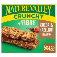 Nature Valley Crunchy + Fibre Cocoa & Hazelnut Flavour 5 x 42 g