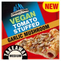 Chicago Town Stuffed Crust Vegan Garlic Mushroom Pizza 528g