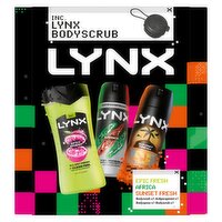 LYNX All Stars Trio & Body Scrub Gift Set 3 piece
