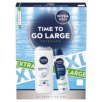 Nivea Men Time to Go Large Skincare XL Sensitive Duo