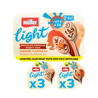 Muller Light Chocolate Sprinkles Yogurt Variety Pack (6 x 140g)