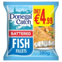 Donegal Catch Battered Fish Fillets 380g