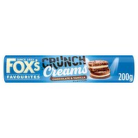 Fox's Favourites Crunch Creams Chocolate & Vanilla Flavour 200g