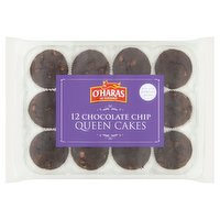 O'Haras of Foxford 12 Chocolate Chip Queen Cakes 350g