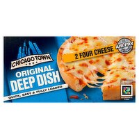 Chicago Town Original Deep Dish Four Cheese Pizza 2 x 148g (296g)