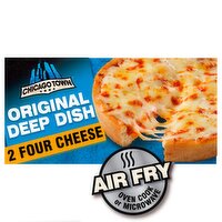 Chicago Town 2 Deep Dish Four Cheese Mini Pizzas 2 x 148g