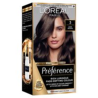 L'Oréal Paris Preference 3.0 Dark Brown, Rich Luminous Fade-Defying Permanent Colour