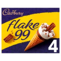 Cadbury Flake 99 Cones 4 x 125ml (500ml)