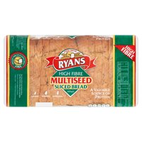 Ryans High Fibre Multiseed Sliced Bread 600g