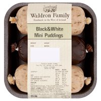 Waldron Family Black & White Mini Puddings 390g